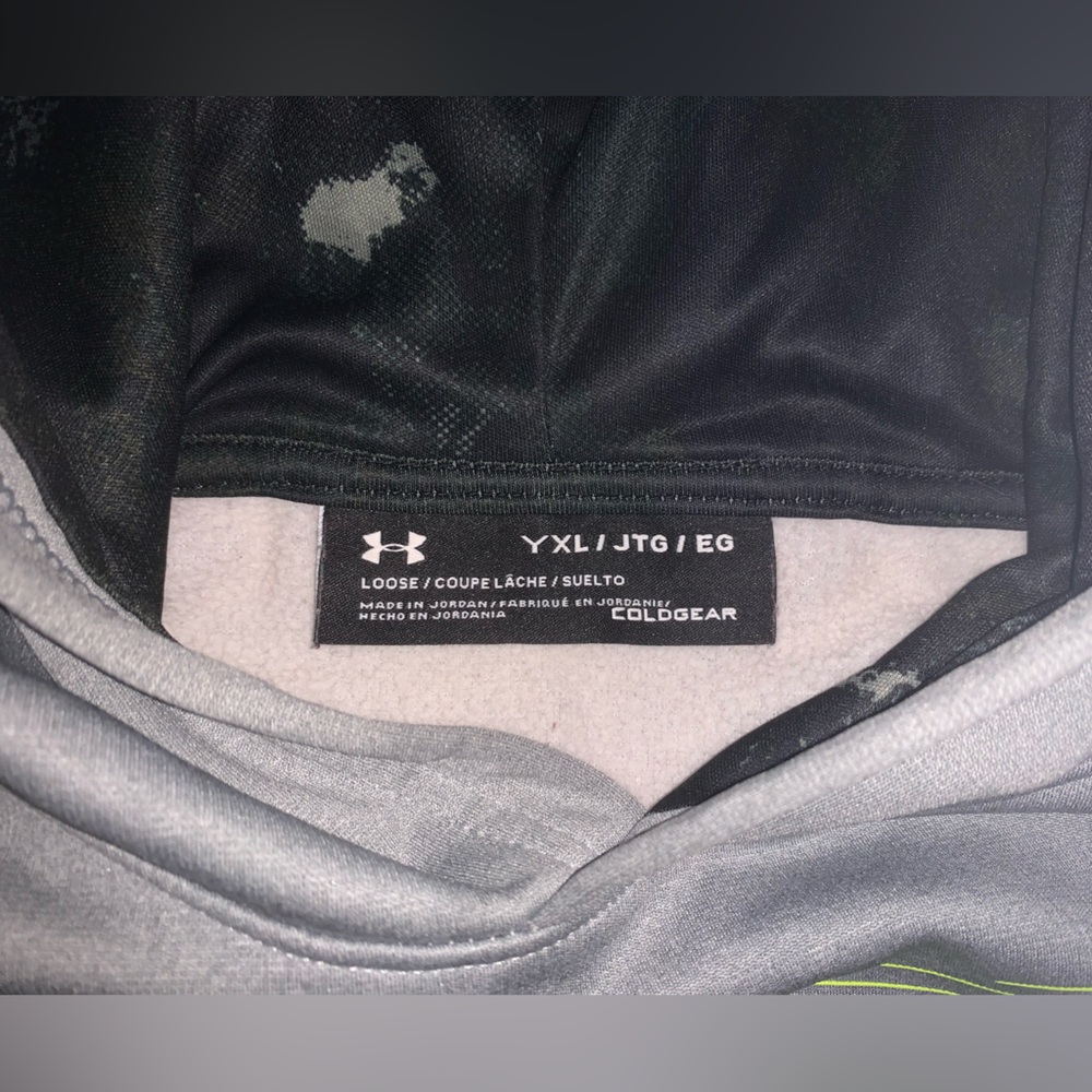 Under Armour Coldgear Hooded Sweatshirt- youth XL - Picture 4 of 5